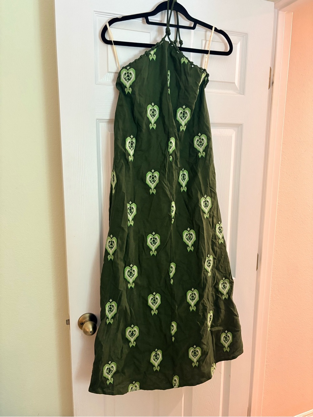 NWT Farm Rio Embroidered Heart Tapestry Dress Size Small